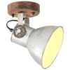 vidaXL Industrial Wall/Ceiling Lamps 2 pcs Silver 20x25 cm E27