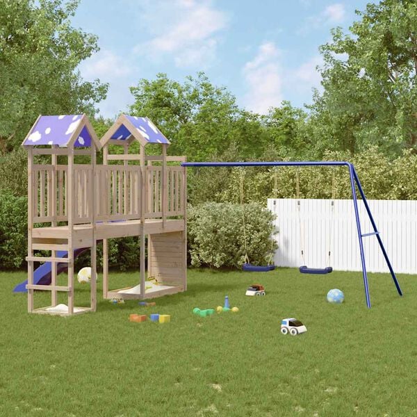 vidaXL Outdoor Playset Solid Wood Pine