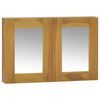 vidaXL Mirror Cabinet 60x10x40 cm Solid Wood Teak