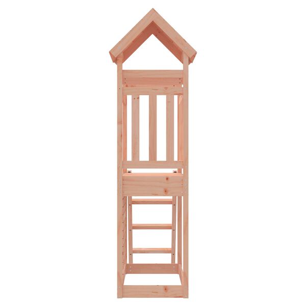 vidaXL Play Tower Brown 110.5 x 52.5 x 214 cm Solid Douglas Wood