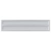 vidaXL Wall Shelves 2 pcs 100x23.5 cm Silver Stainless Steel