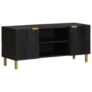 vidaXL TV Cabinet Black 105x33x46 cm Engineered Wood
