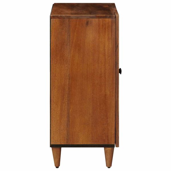 vidaXL Sideboard Walnut 60 x 33 x 75 cm Solid Mango Wood
