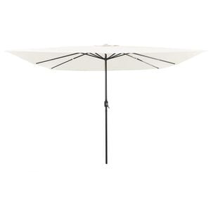 vidaXL Garden Parasol Sand 295 x 295 x 245 cm Polyester and Steel