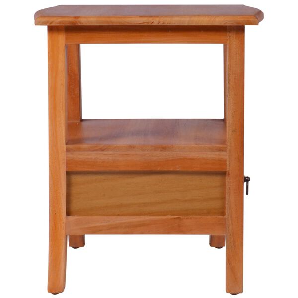 vidaXL Bedside Cabinet Solid Mahogany Wood