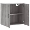 vidaXL Wall Cabinet Grey Sonoma 60x31x60 cm Engineered Wood