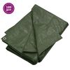 vidaXL Tarpaulin 180 g/m&sup2; 3x3 m Green HDPE