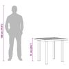 vidaXL Garden Table Green 80x75x72 cm Plastic