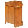 vidaXL CornerTVCabinet Natural 79 x 40 x 46 cm Solid Mahogany Wood