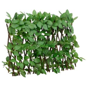 vidaXL Artificial Ivy Trellis Expandable Green 180x30 cm