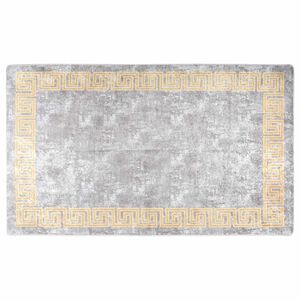 vidaXL Rug Washable 120x180 cm Grey Anti Slip