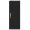 vidaXL Highboard Black 34.5x34x180 cm Engineered Wood
