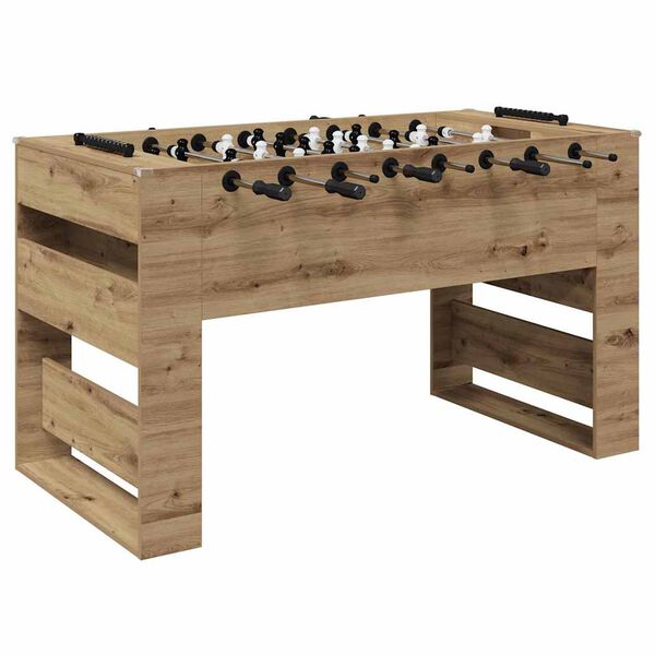 vidaXL Foosball Table Artisan Oak 146.5 x 74 x 85 cm Engineered Wood