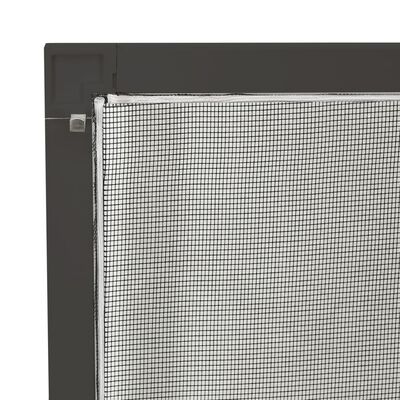 vidaXL Insect Screen for Windows Anthracite 100x120 cm