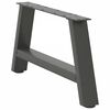 vidaXL Coffee Table Legs A-Shaped 2 pcs Anthracite&nbsp;70x(30-31) cm Steel