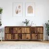 vidaXL Storage Cabinet 3 pcs Old Wood 60 x 35 x 70 cm