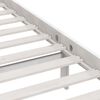 vidaXL Bed Frame without Mattress White Solid Wood Super King