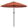 vidaXL Garden Parasol with Aluminium Pole 250 cm Terracotta