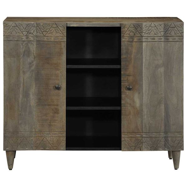 vidaXL Sideboard 90x33x75 cm Solid Wood Mango