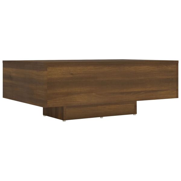 vidaXL Coffee Table Brown Oak 85x55x31 cm Engineered Wood