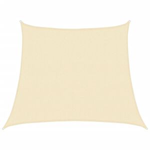 vidaXL Sunshade Sail 160 g/m&sup2; Cream 3/4x3 m HDPE