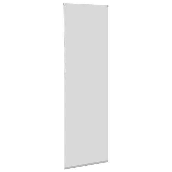 vidaXL Roller Blind Blackout Light Grey 85x230 cm Fabric Width 80.7 cm Polyester
