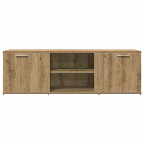 vidaXL TV Cabinet Artisan Oak 120x34x37 cm Engineered Wood