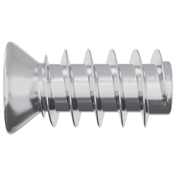 vidaXL Screw 12 pcs Silver M6 x 12 mm Iron