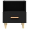 vidaXL Bedside Cabinets 2 pcs Black 40x35x47 cm