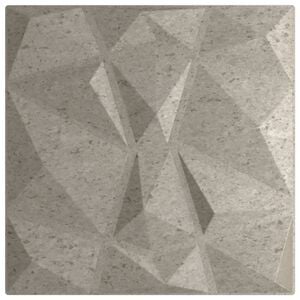 vidaXL Wall Panels 24 pcs Concrete Grey 50x50 cm XPS 6 m² Diamond