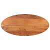 vidaXL Table Top 110x50x2,5 cm Oval Solid Wood Acacia