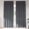 vidaXL Blackout Curtains 2 pcs Light Grey 140 x 260 cm Velvet
