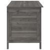 vidaXL Garden Storage Box Anthracite 99x49.5x58.5 cm Solid Wood Fir