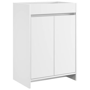 vidaXL Bathroom under Sink Cabinet White 56 x 37.5 x 81 cm