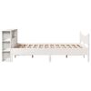 vidaXL Bed Frame without Mattress White 120x190 cm Small Double Solid Wood Pine