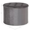 House Nordic Pouf Arya with Storage Dark Grey