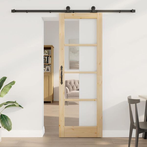 vidaXL Sliding Door ORKDAL Natural 73.5 x 211 cm
