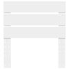 vidaXL Headboard with Headboard White 75 cm Engineered Wood