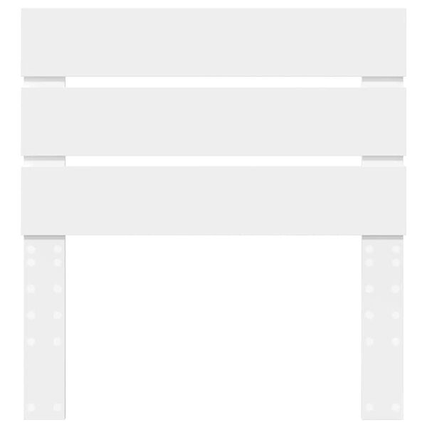 vidaXL Headboard with Headboard White 75 cm Engineered Wood