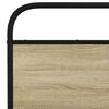 vidaXL Bed Frame Without Mattress 150x200 cm King Size Sonoma Oak Engineered Wood