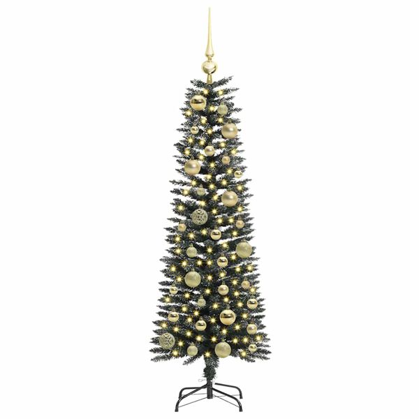 vidaXL Artificial Christmas Tree with 150 LEDs with Stand Green 120 cm