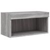 vidaXL 6 Piece TV Wall Units with LED Grey Sonoma Engineered Wood