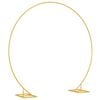 vidaXL Wedding Arch Gold 220 x 45 x 200 cm Steel