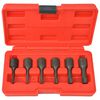 vidaXL Six Piece Screw Extractor Set Steel