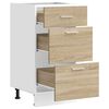 vidaXL Bottom Cabinet Lyon Sonoma Oak 40x46x81.5 cm Engineered Wood