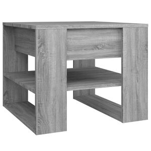 vidaXL Coffee Table Grey Sonoma 55.5x55x45 cm Engineered Wood