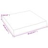 vidaXL Table Top 40x40x(2-6) cm Untreated Solid Wood Live Edge
