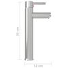 vidaXL Bathroom Mixer Tap Silver 12x30 cm