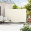 vidaXL Patio Retractable Side Awning 200x500 cm Cream
