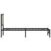 vidaXL Metal Bed Frame without Mattress Sonoma Oak 100x190 cm